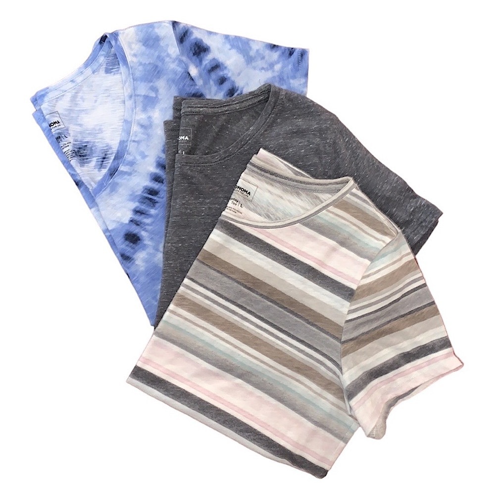 Sonoma the everyday tee bundle of three shirts